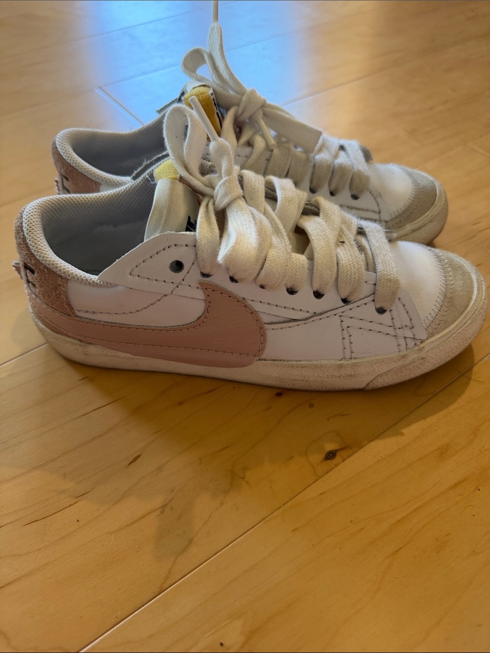 Nike women's White and Pink Blazers